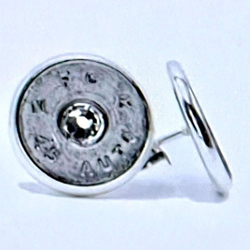 Pretty Hunter 45' cal stud earrings.